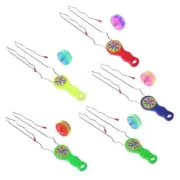 LED YOYO Ball Colorful Flashing Magic Rail Rolling Flywheel Toy Kids for Play Gi