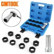 10pcs Axle Spindle Thread Chaser Kit Thread Rethreading Restorer Tool w/Metric