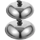 2Pcs Pan Cover Replacement Pot Lid Pan Cover For Frying Lids Replace Restaurant