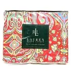 Ralph Lauren Red Beachside Paisley Floral Fitted Sheet FULL EXTRA DEEP Rare NOS