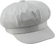 [qwmvhfg] Beanie hat， Plus Size Canvas Octagonal Hat Woman Newsboy Caps Men Big Size Beret