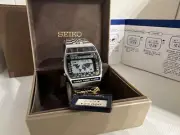 Seiko A239-5020 World Time Quartz LCD Watch