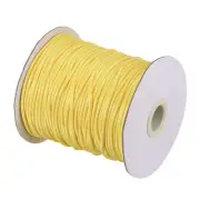 Beading Thread Bracelet Weave Craft Cord 2mm 78M/Roll, Yellow