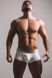 [K163] Handsome Man Cute Male Model Showing Off Body Physique Art Photography