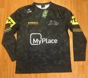 Penrith Panthers NRL Mens Long Sleeve Home Jersey Size 3XL
