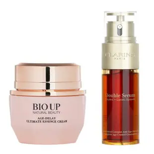 克蘭詩 (嬌韻詩) Clarins - Double Serum Complete Age Control 精華 50ml + Bio Up Age-Delay Ultimate 精華霜 50g