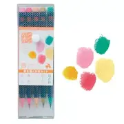 Akashiya Sai Watercolor Brush Pen - 5 Spring Color Set CA200/5VA New from Japan