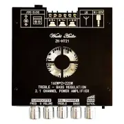 ZK-HT21 2.1 Channel Power Amplifier Board 160W*2 + 220W Bluetooth Power Amp SZ