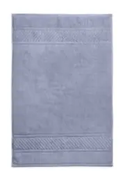 Martha Stewart Collection Spa 100% Cotton Geometric Jacquard 20" x 30" Tub Mat