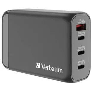 Verbatim 4端口100W PD 3.0 &amp; QC 3.0 GaN旅行充電器 66967 香港行貨