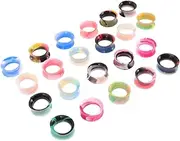 [DEARMAMY] 11 Pairs Silicone Hollow Auricle Earring Backs for Studs Ear Piercing Gauges Double Flare Saddle Ear Men Earring Silica Gel