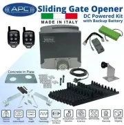 Extra Heavy Duty APC Electric Sliding Gate Opener and Closer With Battery Backup
