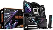 GIGABYTE X870E AORUS Xtreme AI TOP Motherboard - Supports AMD Ryzen 9000 Series CPUs, 18+2+2 Phases VRM, up to 8800MHz DDR5 (OC), 1xPCIe 5.0 M.2 + 3xPCIe 4.0 M.2, WI-FI 7, 10GbE LAN, USB 4