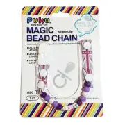 PuKu Magic Bead Chain Baby Pacifier / Dummy / Soother Clip The Union Jack