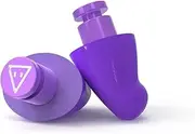 Flare Earshade – Earplugs – Block Sound – Aerospace Aluminium & Super Soft Memory Foam – Violet
