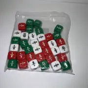 36pc 4TH Grade Fraction Dice Fraction Equivalence Teacher & Home School Math Aid