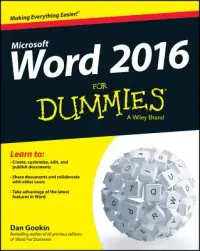 在飛比找博客來優惠-Word 2016 for Dummies