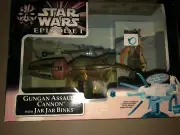 1999 Hasbro Star Wars Episode 1 Gungan Assault Cannon & Jar Jar Binks Figure NIB