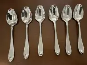 Oneida SATIN GARNET Set Of 6 Tablespoons Soup Spoons Stainless 18/10 Flatware
