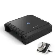 Alpine S2-A60M Amplifier & RUX-H01 Bass Knob Bundle, Class-D Mono Subwoofer