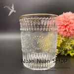 INS風化妝刷收納桶🌺【NUAN NUAN SHOP】🌺透明浮雕歐風花紋🌺杯口描金邊🌺闆娘實拍