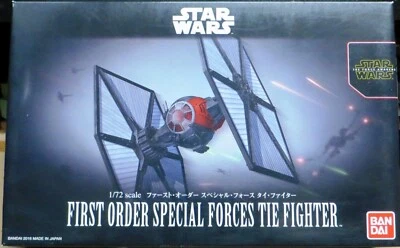 Bandai TIE Fighter First Order Special Forces 1/72 Scale Star Wars Plastic Kit