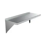 AMGOOD Decorative Shelving 36" x 14" 2-Brackets 1 Tier Shelves Rectangle Metal