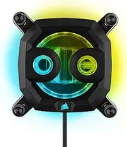 CORSAIR Hydro X Series XC7 RGB PRO CPU Water Block for Intel LGA 1700, 1200, 115X and AMD Socket AM4 (Copper Cold Plate, 110 MicroCooling Fins, 5V ARGB) Black, CX-9010015-WW