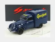 1:43 SPARK Peugeot 202U Van Peugeot Service 1948 Blue Yellow S7829 Model