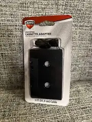 Auto Drive Car Cassette Tape Adapter 3.5 MM 3ft Cable