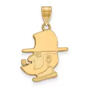 14k Gold LogoArt Appalachian State University Mountaineer Large Pendant