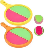 CIYODO Family Fun Set 4pcs Ball Racket Suit Cartoon Design Ideal for Boys and Girls' Parties Outdoor Activities Random Style