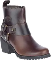 Harley-Davidson Women's Lalanne Harness Motorcycle Boot, Brown, 10