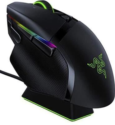 Razer Basilisk Ultimate Gaming Mouse High Speed Wireless 11 Buttons Tilt Switch