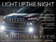 2014- 2018 Jeep Cherokee Xenon Halogen Fog Lamps Driving Lights Kit