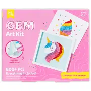 : Ice Cream & Unicorn Gem Art Kit- 800+ pc Set, DIY Craft Project, Create Art...