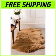Premium 100% New Zealand Sheepskin Rug 2x6ft - Luxuriously Fluffy & Soft