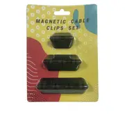 Cable Organizer Magnetic Cable Management USB Cables Holder Silicone Flexible Desktop Clips Cable Organizers 4 Holes desk set