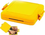 Sandwich Toasters Panini Presses, Microwave Toastie Sandwich Maker, microwave Sandwich Maker, Control for Thick Steaks, Breakfast, Quick Meals, Sandwiches, Dishwasher Safe, NO Electricity, Wireless
