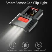 Headlamp Clip on Hat Cap Light LED Head Torch Fishing USB Camp Lamp Y0Q2 Hot