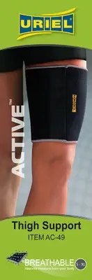 Uriel Active Thigh, Hamstring and Quadriceps Sleeve - Lightweight, Comfortable