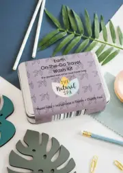 Earth - Zero Waste Travel kit , On the Go, Low waste kit, Wash kit