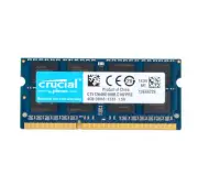 Crucial 4GB 2RX8 PC3-10600S DDR3 1333Mhz 1.5V Test Laptop Memory RAM SODIMM $WE0