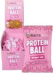 Macro Mike Protein Ball Birthday Cake 12x40g