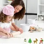 Set of 16 Christmas Biscuit Molds Stainless Steel Frosting Candy Fondant Cutters