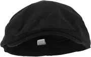 [TOGEVAL] Hat Cap for Men British Style Beret Sunshade Comfortable Breathable Hat for Toddlers Black