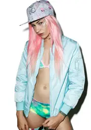 [CRSHR] Alien Speckled Cyber Punk Hat