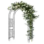 Fin Heavy Duty Metal Garden Arch Arbor Trellis Outdoor Wedding Ceremony Arches Frame