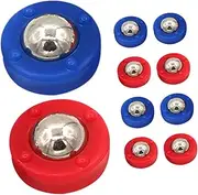 Milisten 10pcs Mini Shuffleboard Pucks Set Indoor Curling Game for Portable Tabletop Rollers Fun Family Interaction Enhance Coordination Skills Friendly Design