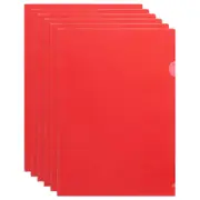 25x Marbig PE Letter File A4 Document Paper/Stationery Organiser Folder Red